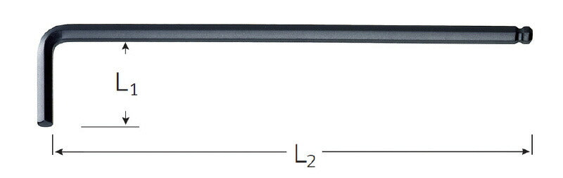 STAHLWILLE 10767A-9/64 ボールポイント六角棒レンチ(43570009) スタビレー