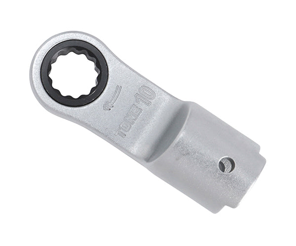 TONE トルクレンチ用交換ヘッド 差替式トルクレンチ用ラチェットめがねヘッド 全長56.5mm (10DRM-10)(4953488405057) トネ