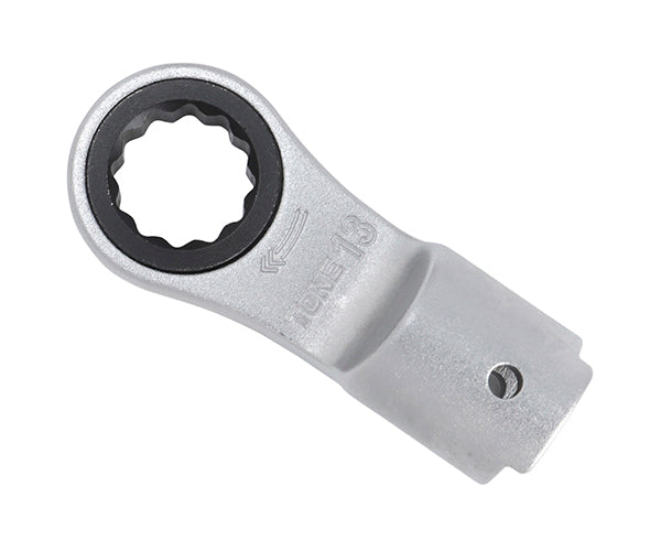 TONE トルクレンチ用交換ヘッド 差替式トルクレンチ用ラチェットめがねヘッド 全長58.5mm (10DRM-13)(4953488405071) トネ