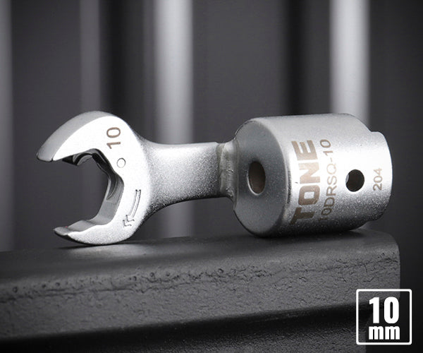 TONE 差替式トルクレンチ用クイックスパナヘッド 全長53.3mm 厚さ4.8mm (10DRSQ-10)(4953488419740) トネ