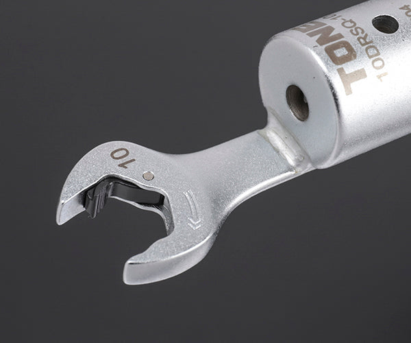 TONE 差替式トルクレンチ用クイックスパナヘッド 全長53.3mm 厚さ4.8mm (10DRSQ-10)(4953488419740) トネ