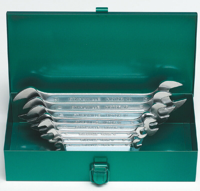 日本正規品 スタビレー ‘両口スパナセット(メタルケース入) (10/8K)(4545301016726) STAHLWILLE