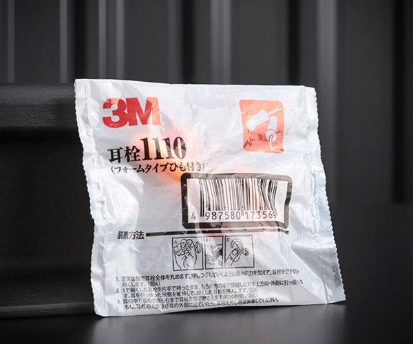 3M スリーエム 耳栓 フォームタイプ ひも付き