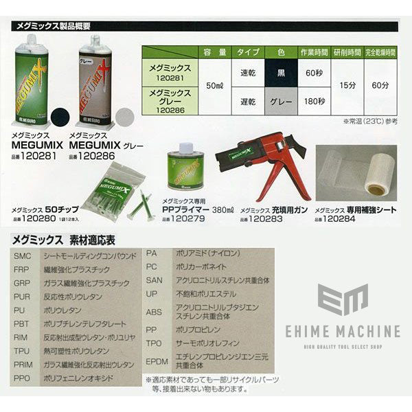 メグロ化学工業のメグミックスキットの画像6