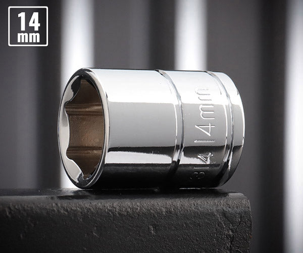 【ワケあり特価品】(状態A) シグネット 12314-S99-00005 (3/8SQ)ソケット(6角) サイズ14mm 差込角9.5mm (4712818932102) SIGNET