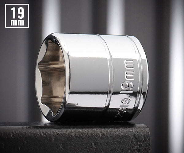 【ワケあり特価品】(状態A) シグネット 12319-S99-00007 (3/8SQ)ソケット(6角) サイズ19mm 差込角9.5mm (4712818932157) SIGNET