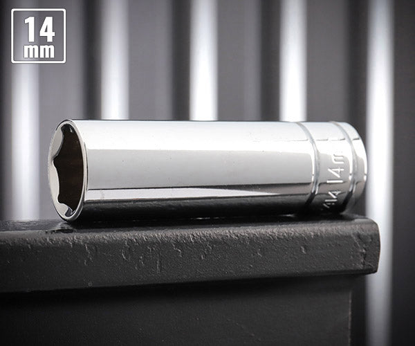 【ワケあり特価品】(状態A) シグネット 12414-S99-00102 (3/8SQ)ディープソケット(6角) サイズ14mm 差込角9.5mm (4712818932553) SIGNET