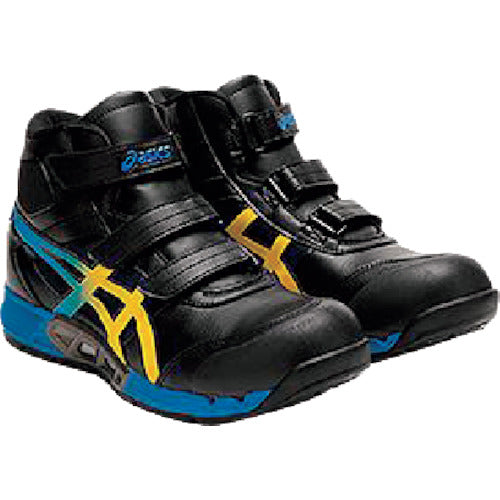 アシックス 安全靴 ウィンジョブ CP308 AC 1271A055 ブラック×ヴァイブラントイエロー ASICS おしゃれ かっこいい 作業靴 スニーカー asics