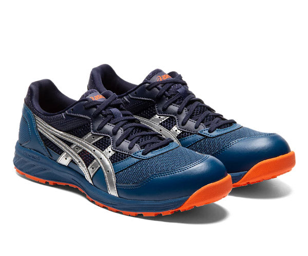 アシックス 安全靴 ウィンジョブ CP210 マコブルー×シルバー ASICS おしゃれ かっこいい 作業靴 スニーカー