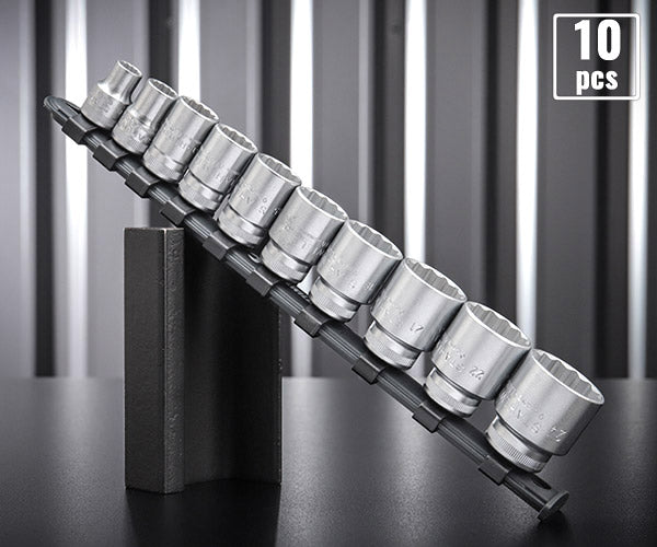 STAHLWILLE 9.5sq. ソケットレンチセット 10個セット 3/8 12917/10-45 クリップストリップ付き スタビレー 工具 ソケット