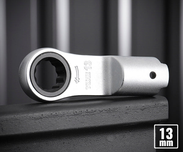 TONE トルクレンチ用交換ヘッド 差替式トルクレンチ用ラチェットめがねヘッド 全長68.3mm (12DRM-13)(4953488405101) トネ