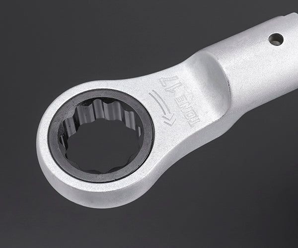 TONE トルクレンチ用交換ヘッド 差替式トルクレンチ用ラチェットめがねヘッド 全長71.8mm (12DRM-17)(4953488405125) トネ