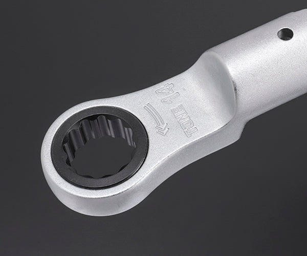 TONE トルクレンチ用交換ヘッド 差替式トルクレンチラチェットめがねヘッドセット 5点セット T12Dシリーズ (12DRM50)(4953488427981) トネ