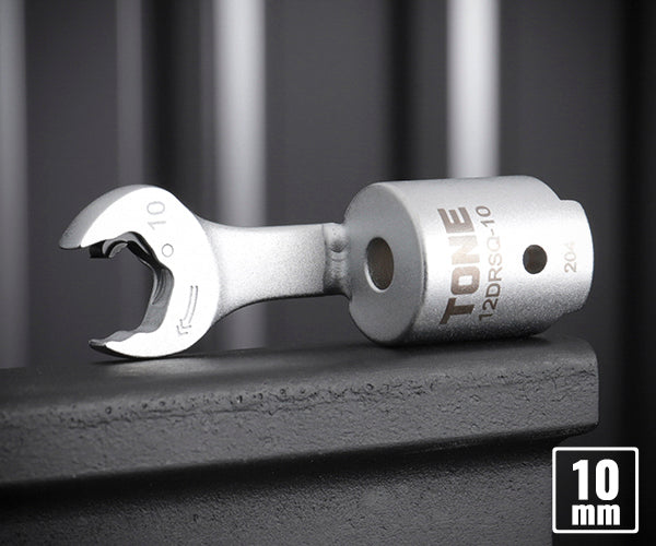 TONE 差替式トルクレンチ用クイックスパナヘッド 全長62.8mm 厚さ4.8mm (12DRSQ-10)(4953488419771) トネ