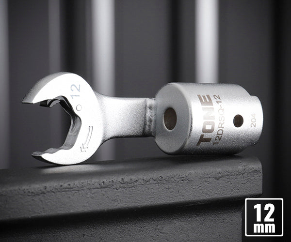 TONE 差替式トルクレンチ用クイックスパナヘッド 全長64.5mm 厚さ5.3mm (12DRSQ-12)(4953488419788) トネ