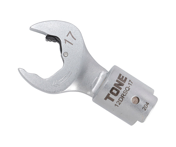 TONE 差替式トルクレンチ用クイックスパナヘッド 全長68.5mm 厚さ7.3mm (12DRSQ-17)(4953488419818) トネ