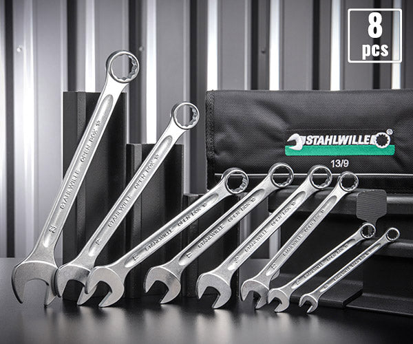 日本正規品 スタビレー 片目片口スパナセット (13/8)(4018754323258) STAHLWILLE