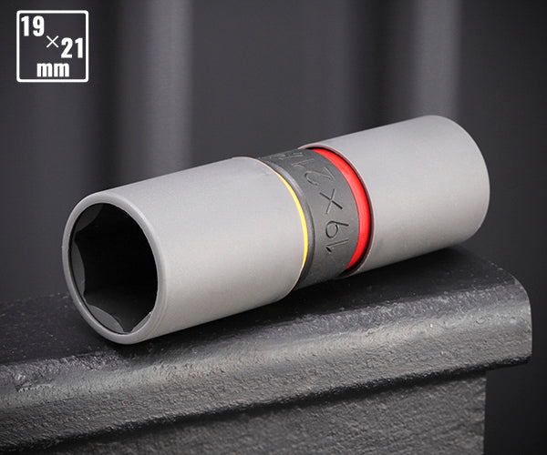 コーケン 14118PM 12.7sq. ホイールナット用両口ソケット 19mm x 21mm Ko-ken 工具