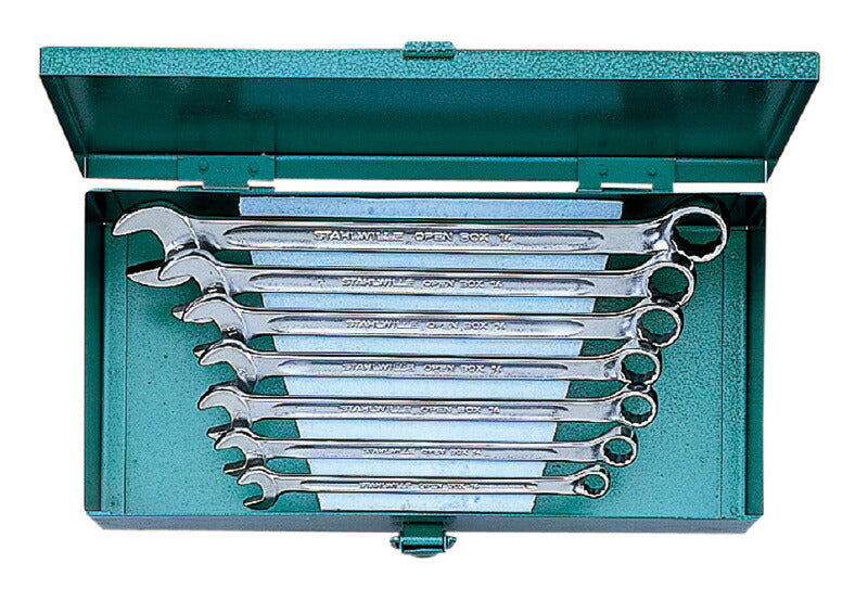日本正規品 スタビレー ‘片目片口スパナセットロング(メタルケース入) (14/7K)(4545301016740) STAHLWILLE
