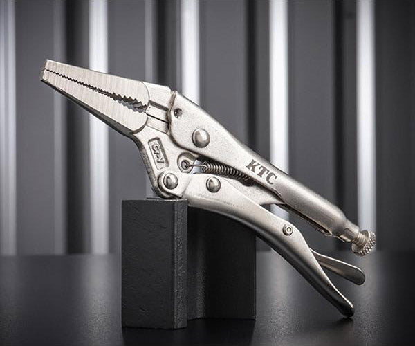 【ワケあり特価品】(状態A) KTC 150LNEM-001-31028 ロングノーズノッキングプライヤー ワイヤーカッター付 全長135mm 京都機械工具xエヒメマシンオリジナル商品