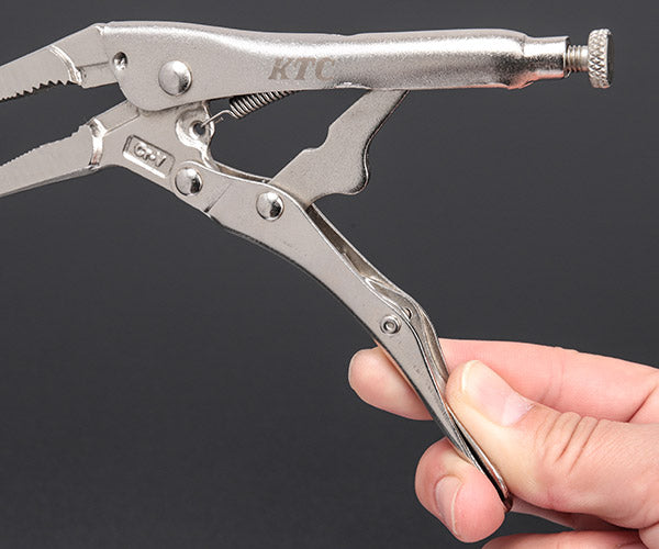 KTC 150LNEM ロングノーズノッキングプライヤー ワイヤーカッター付 全長135mm 京都機械工具xエヒメマシンオリジナル商品