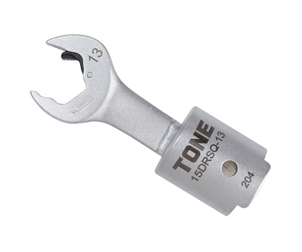 TONE 差替式トルクレンチ用クイックスパナヘッド 全長75.8mm 厚さ5.9mm (15DRSQ-13)(4953488419832) トネ