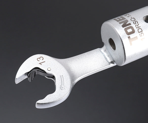 TONE 差替式トルクレンチ用クイックスパナヘッド 全長75.8mm 厚さ5.9mm (15DRSQ-13)(4953488419832) トネ