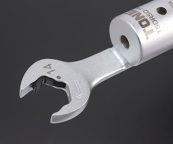 TONE 差替式トルクレンチ用クイックスパナヘッド 全長73.3mm 厚さ6.3mm (15DRSQ-14)(4953488419849) トネ