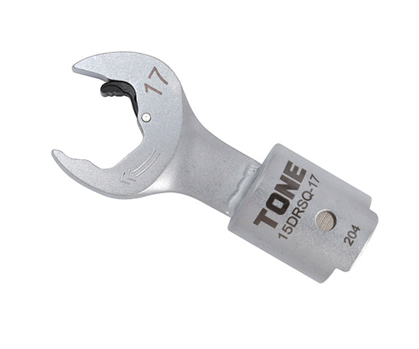 TONE 差替式トルクレンチ用クイックスパナヘッド 全長78.5mm 厚さ7.3mm (15DRSQ-17)(4953488419856) トネ