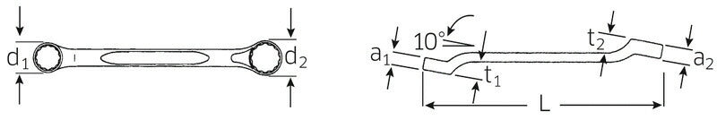 日本正規品 スタビレー メガネレンチ (HPQ) (180A-1/2X9/16)(4018754023035) STAHLWILLE