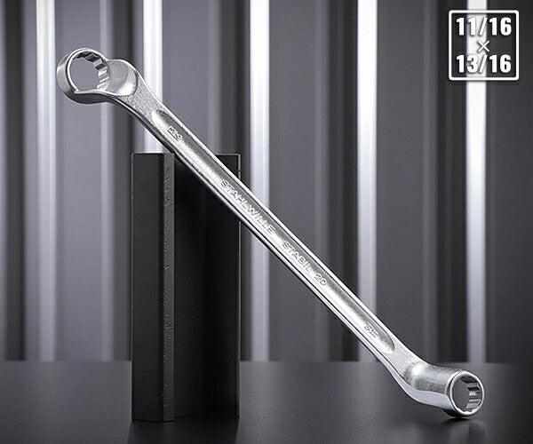 日本正規品 スタビレー メガネレンチ 75゜ (20A-11/16X13/16)(4018754022502) STAHLWILLE