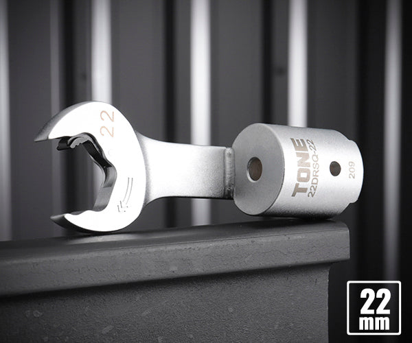 TONE 差替式トルクレンチ用交換クイックスパナヘッド 全長218mm 二面幅22mm (22DRSQ-22)(4953488419924) トネ