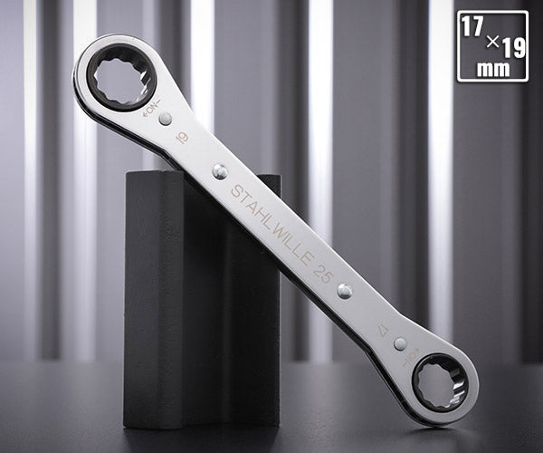 日本正規品 スタビレー 板ラチェットメガネ (25-17X19)(4018754022182) STAHLWILLE