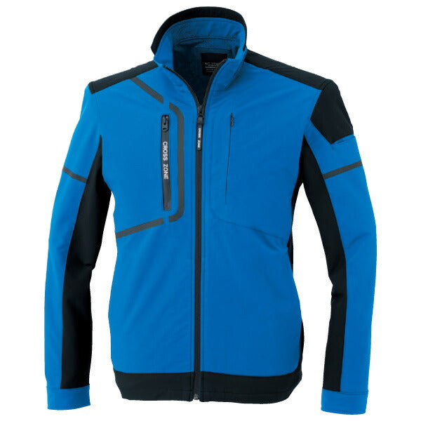 ジーベック ブルゾン クロスゾーン ロイヤルブルー 2520-46 XEBEC ワークウェア ストレッチ 作業服 C.ZONE メンズ レディース カジュアル アウトドア スポーツ