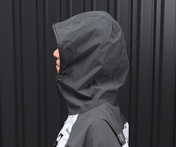 ジーベック C.ZONE 32001-222-M レインウェア 上下セット 迷彩シルバー Mサイズ XEBEC