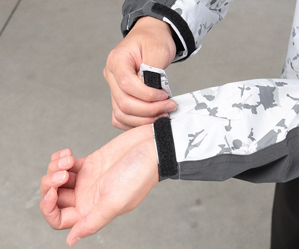 ジーベック C.ZONE 32001-222-M レインウェア 上下セット 迷彩シルバー Mサイズ XEBEC