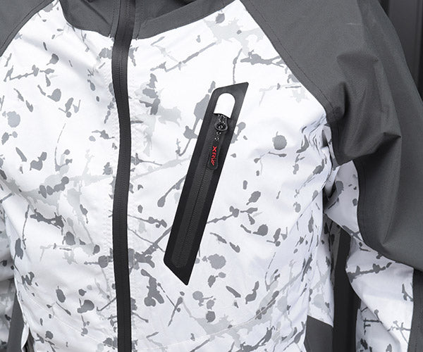 ジーベック C.ZONE 32001-222-M レインウェア 上下セット 迷彩シルバー Mサイズ XEBEC