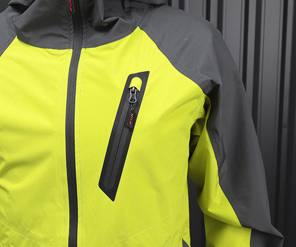 ジーベック C.ZONE 32001-84-L レインウェア 上下セット イエローグリーン Lサイズ XEBEC