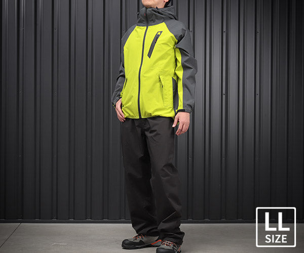 ジーベック C.ZONE 32001-84-LL レインウェア 上下セット イエローグリーン LLサイズ XEBEC
