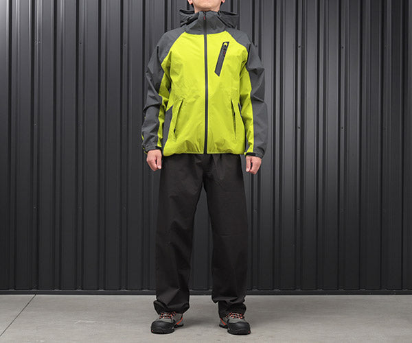 ジーベック C.ZONE 32001-84-LL レインウェア 上下セット イエローグリーン LLサイズ XEBEC