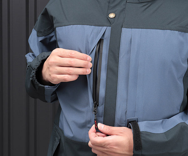 ジーベック C.ZONE 32002-19-LL レインジャケット ディープネイビー LLサイズ XEBEC