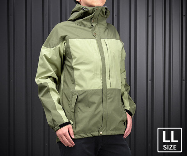 ジーベック C.ZONE 32002-36-LL レインジャケット カーキ LLサイズ XEBEC