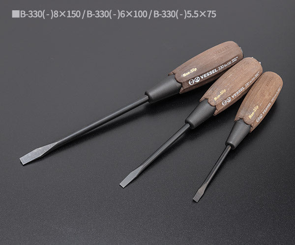 VESSEL ウッディ貫通ドライバー 6本組 NO.336PS ベッセル