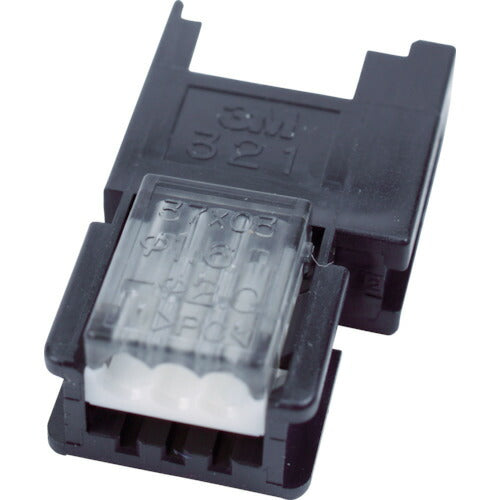 3M ミニ・クランプ ワイヤーマウントソケット3極 ケーブル中継接続用 37303-2206-000FL