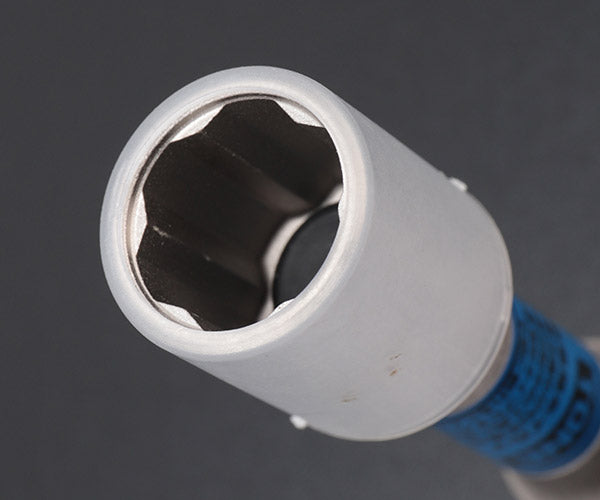 TONE インパクト用プロテクター付クイックフィット薄形ロングホイルナットソケット(自動車整備用) 対辺寸法17mm (3APQF-17LN)(4953488452228) トネ