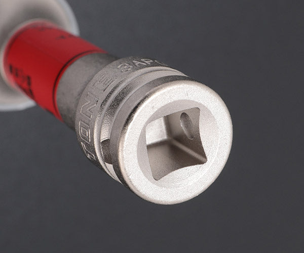 TONE インパクト用プロテクター付クイックフィット薄形ロングホイルナットソケット(自動車整備用) 対辺寸法19mm (3APQF-19LN)(4953488452235) トネ