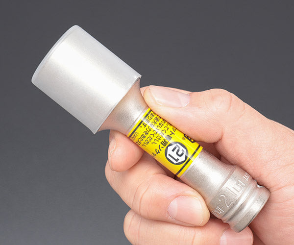 TONE インパクト用プロテクター付クイックフィット薄形ロングホイルナットソケット(自動車整備用) 対辺寸法21mm (3APQF-21LN)(4953488452242) トネ