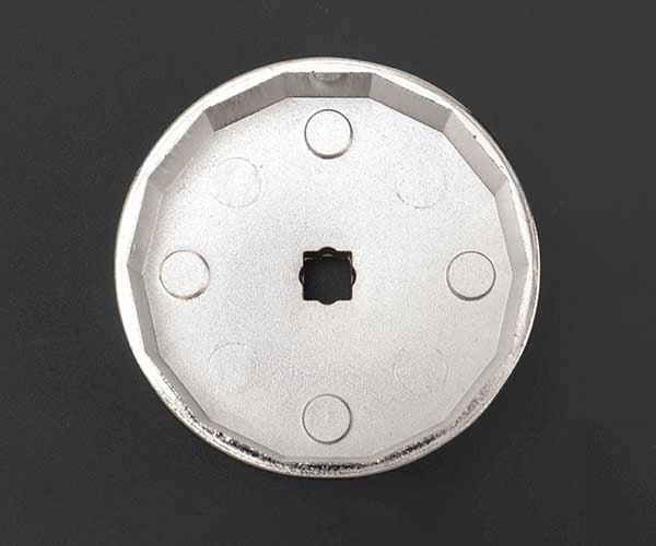 TONE オイルフィルターレンチ 14角 外径82mm 全高35mm 差込角9.5mm 対辺寸法74mm (3FW-74)(4953488430851) トネ