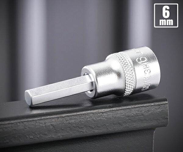 TONE ヘキサゴンソケット 対辺寸法6mm ビット長さ25mm (3H-06)(4953488159141) トネ