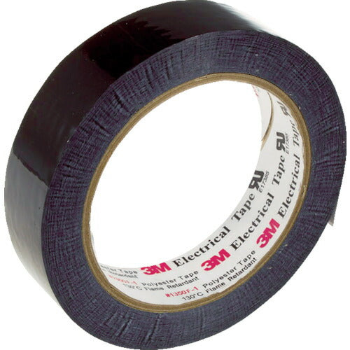 3M ポリエステル電気絶縁テープ 1350黒 19mmX66m 1350FB-119 スリーエム